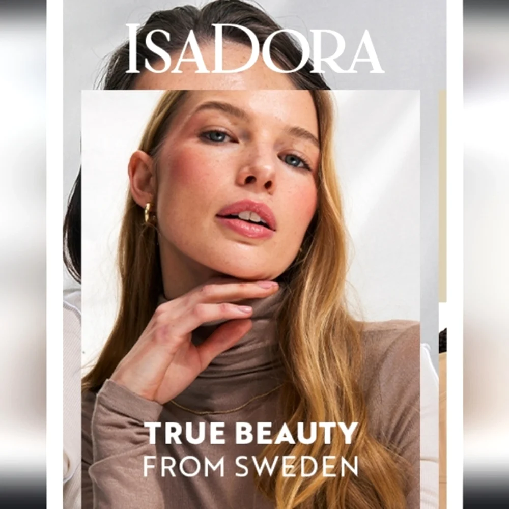 NEW IsaDora Eye Shadow Quartet - 39 Golden Petals - For Sensitive Eyes